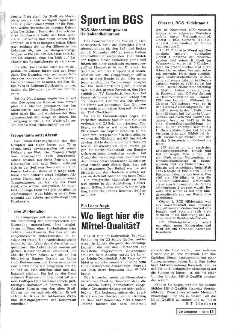 Der Grenzjäger 01/1971 – Seite 15