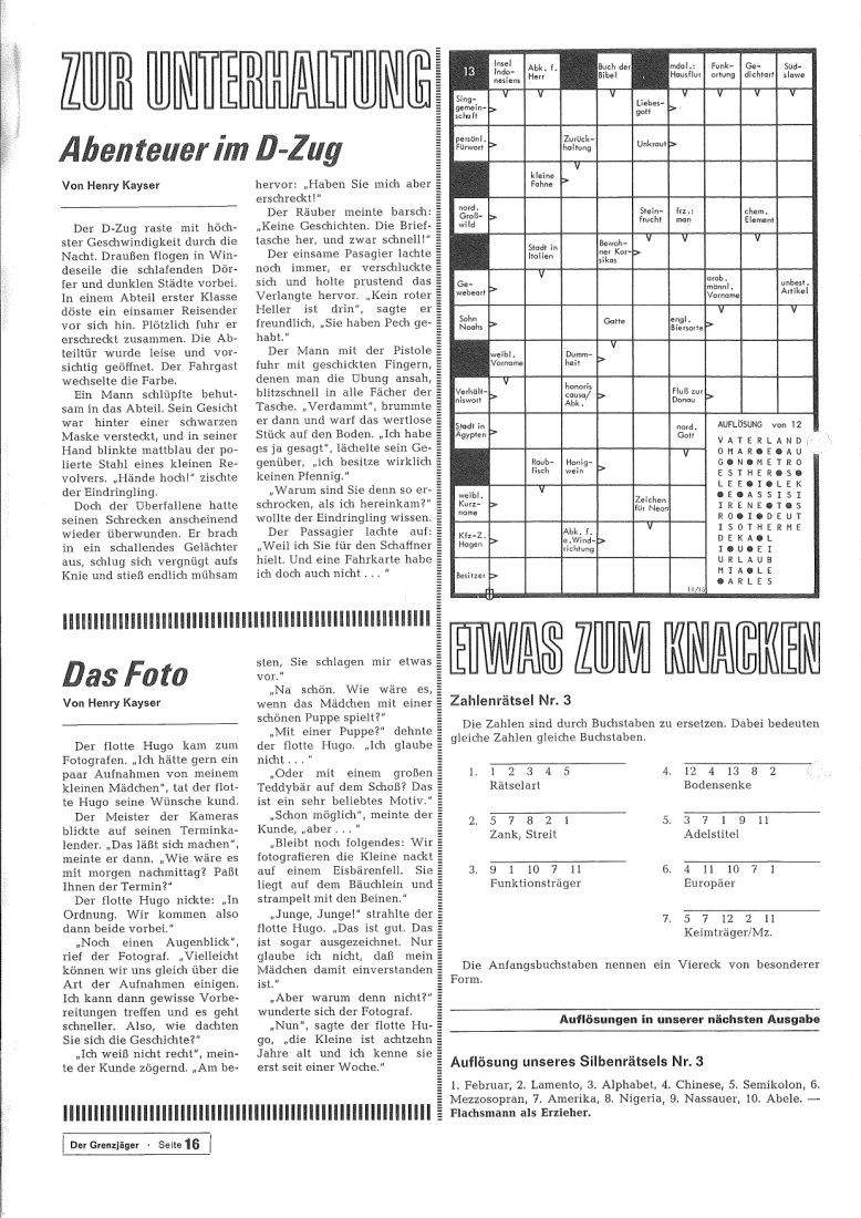 Der Grenzjäger 01/1971 – Seite 16