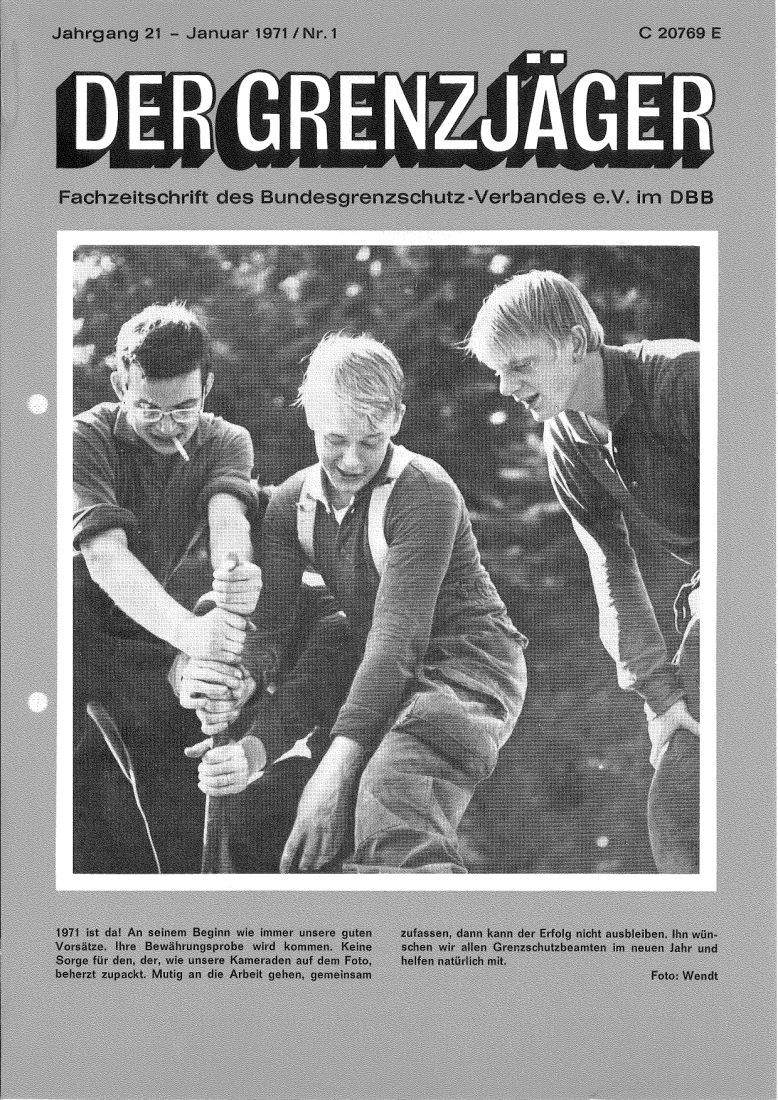 Der Grenzjäger 01/1971 – Seite 1