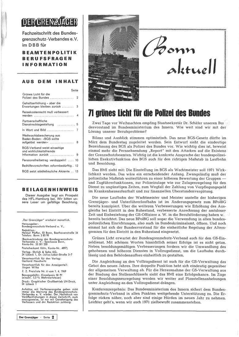 Der Grenzjäger 01/1971 – Seite 2