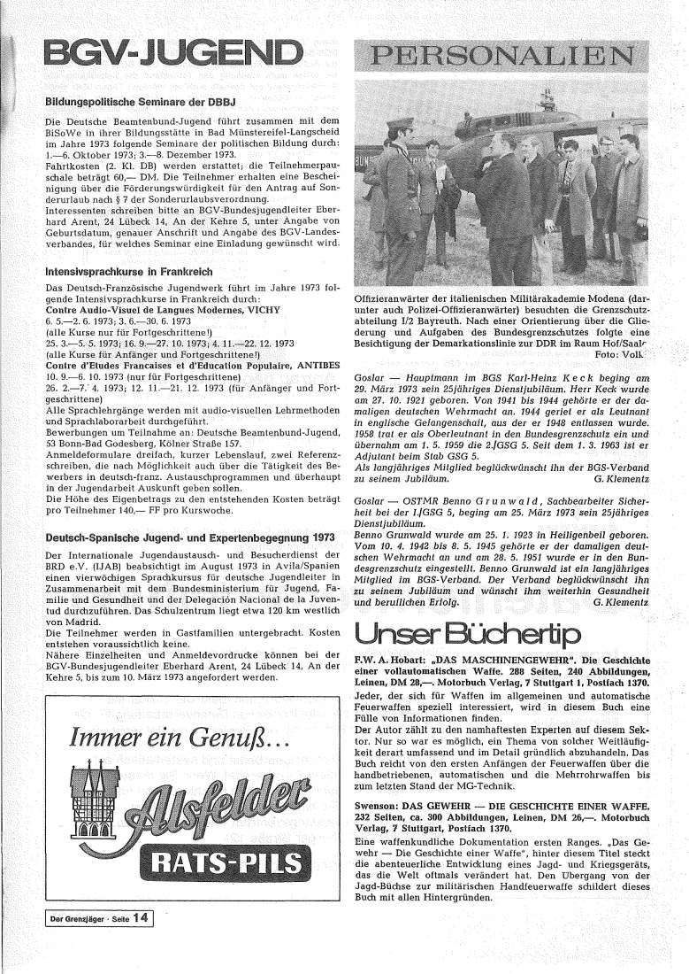 Der Grenzjäger 05/1973 – Seite 14