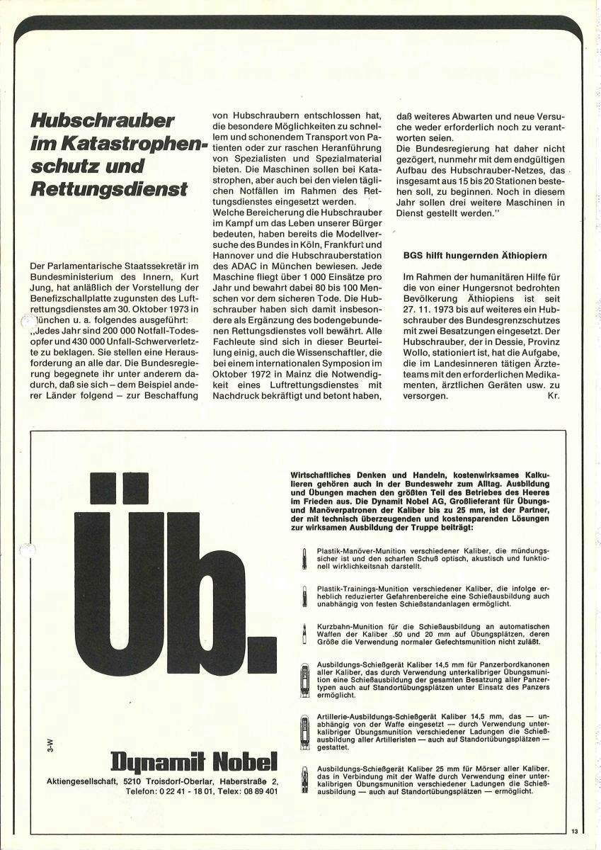 Zeitschrift des BGS 01/1974 – Seite 15