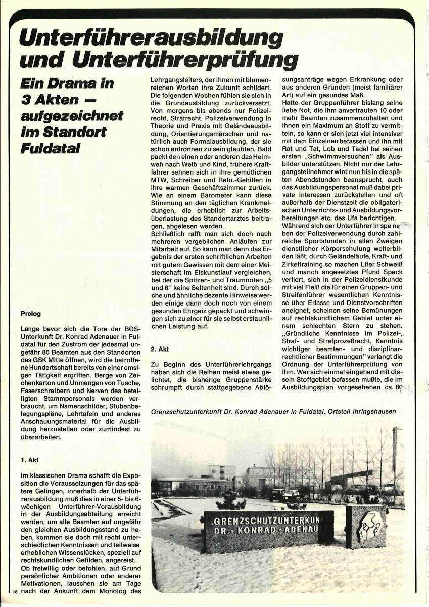 Zeitschrift des BGS 01/1974 – Seite 20
