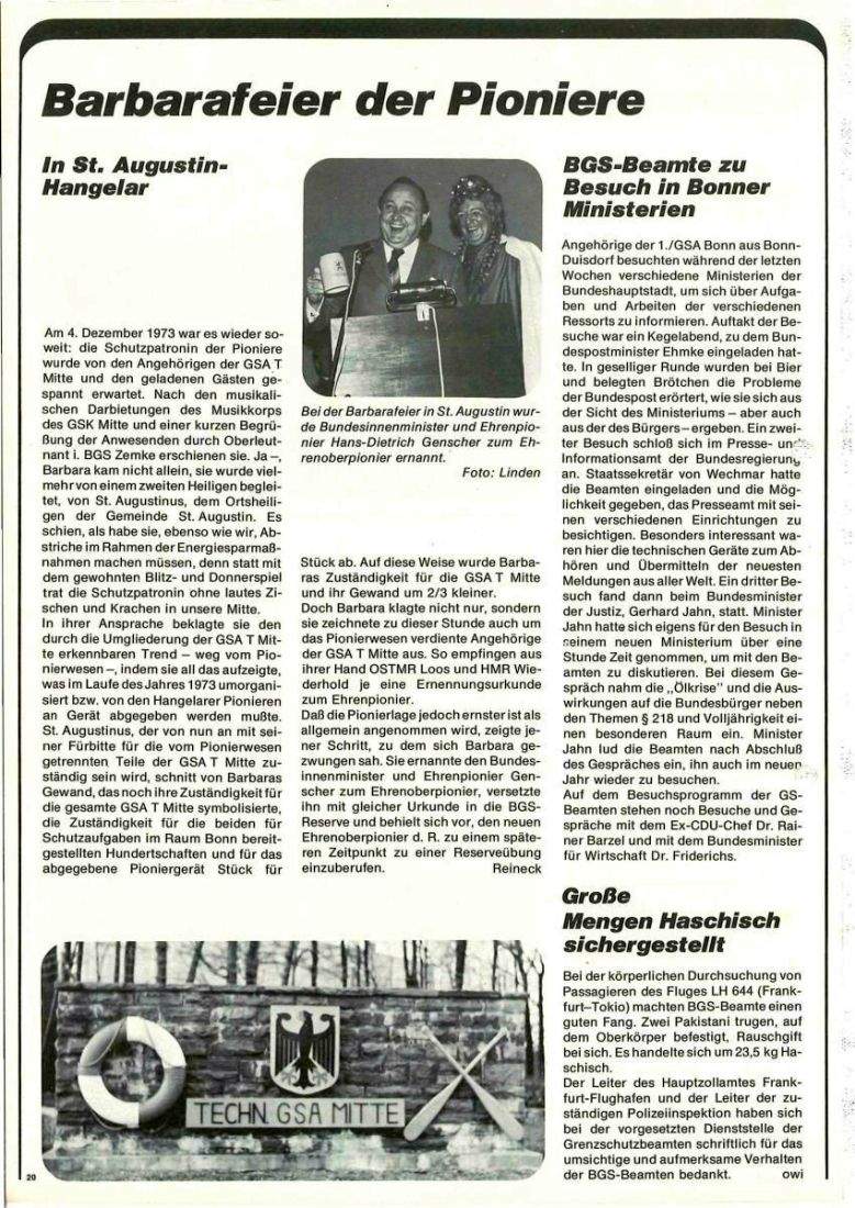 Zeitschrift des BGS 02/1974 – Seite 22
