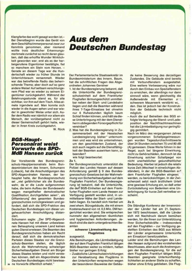 Zeitschrift des BGS 02/1974 – Seite 32