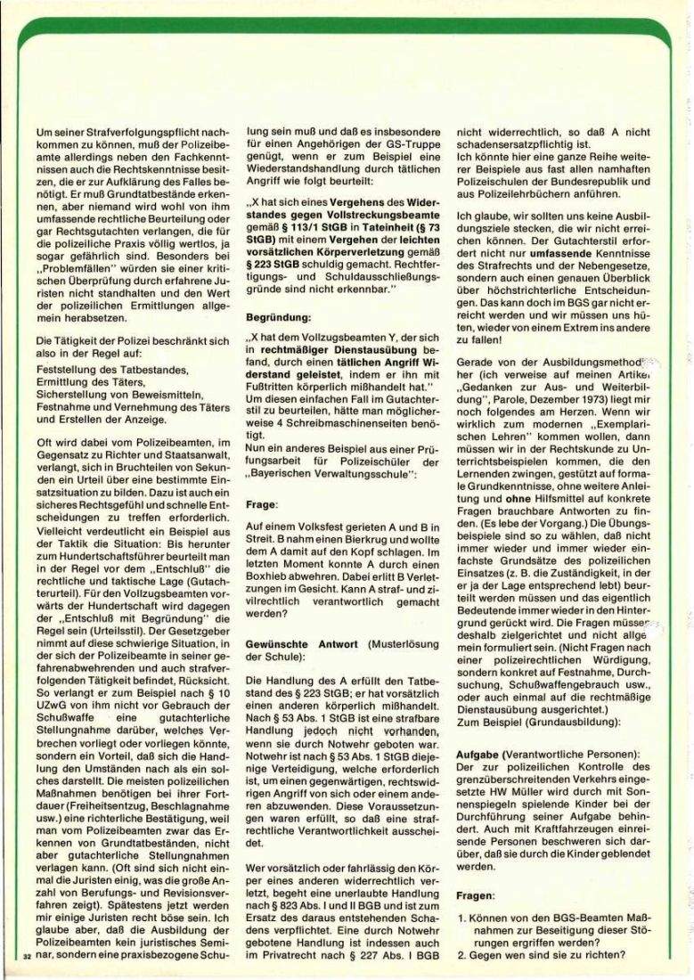 Zeitschrift des BGS 02/1974 – Seite 34