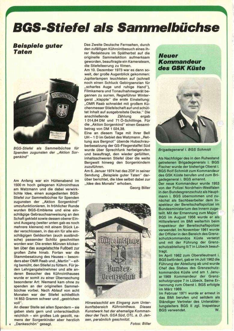 Zeitschrift des BGS 02/1974 – Seite 6