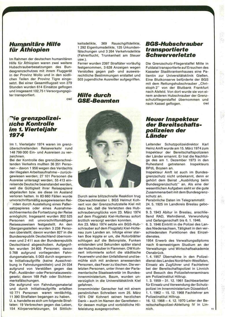Zeitschrift des BGS 05/1974 – Seite 13