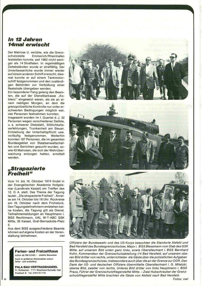 Zeitschrift des BGS 05/1974 – Seite 24