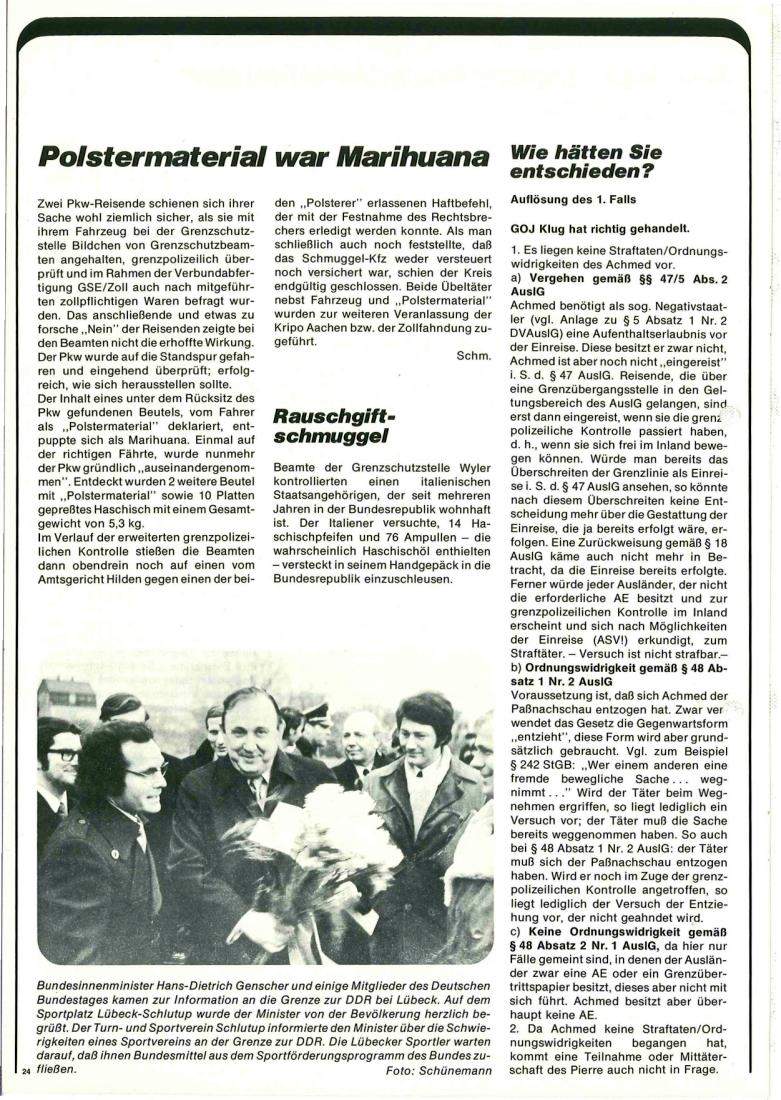 Zeitschrift des BGS 05/1974 – Seite 26