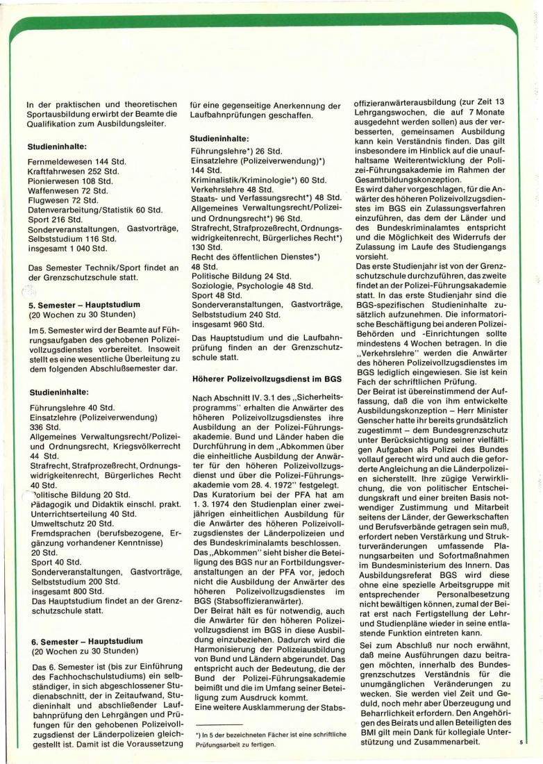 Zeitschrift des BGS 07/1974 – Seite 7