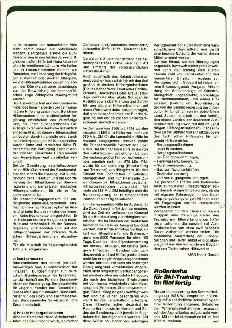 Zeitschrift des BGS 01/1978 – Seite 16