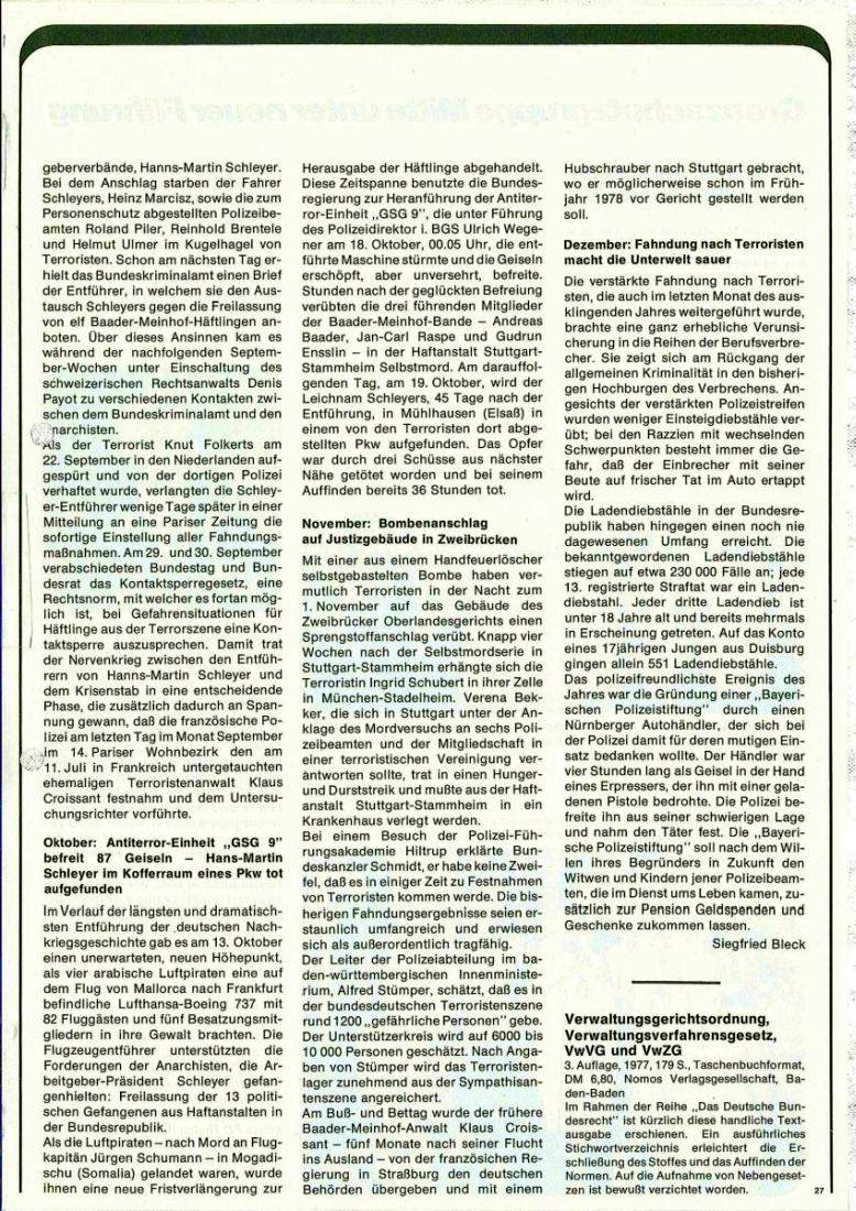Zeitschrift des BGS 01/1978 – Seite 29