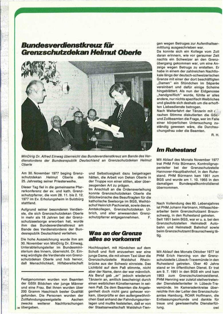 Zeitschrift des BGS 01/1978 – Seite 38