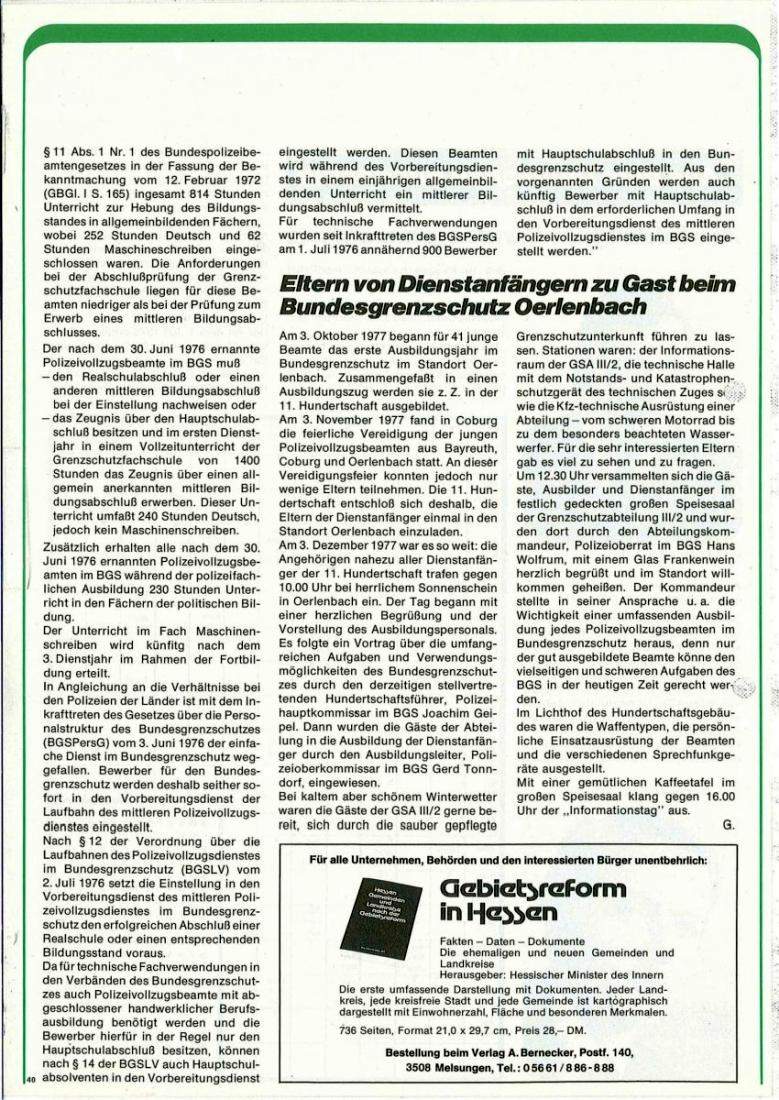 Zeitschrift des BGS 01/1978 – Seite 42