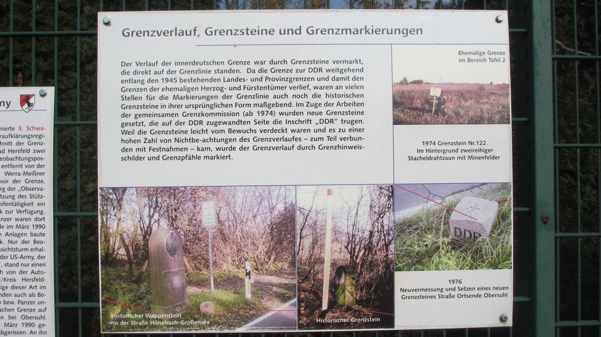 Obersuhl Grenzlehrpfad