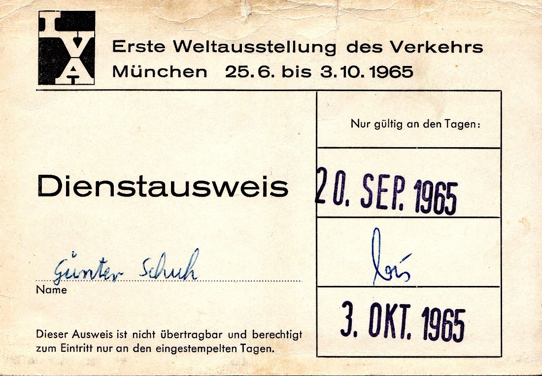Ausweis Theresienwiese