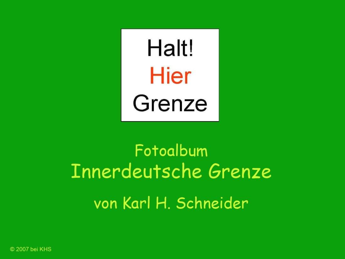 Die Grenze im Eichsfeld 1